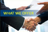 What we offer